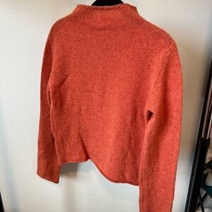 Vintage Lluis Genero Women’s Orange Wool Sweater Size Small